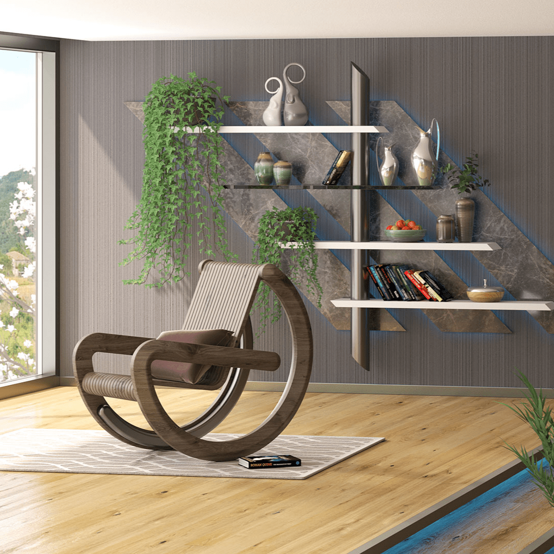 Classic Curve Rocker Rocking Chair