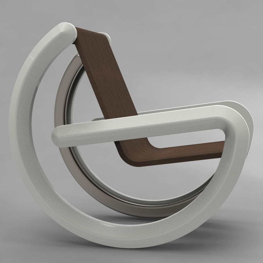 Classic Curve Rocker Rocking Chair