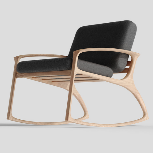 Coastal Charm Rocking Chair