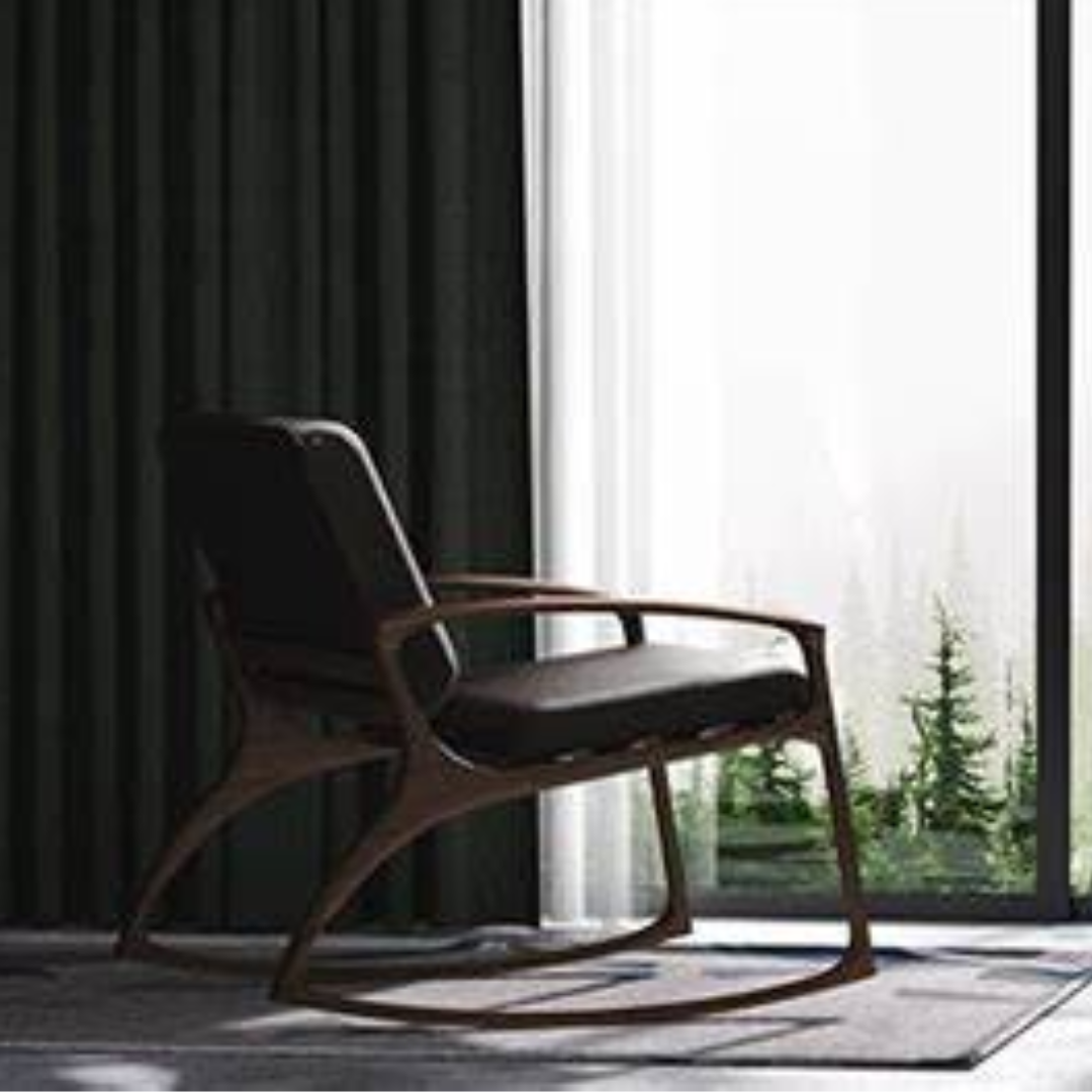 Coastal Charm Rocking Chair