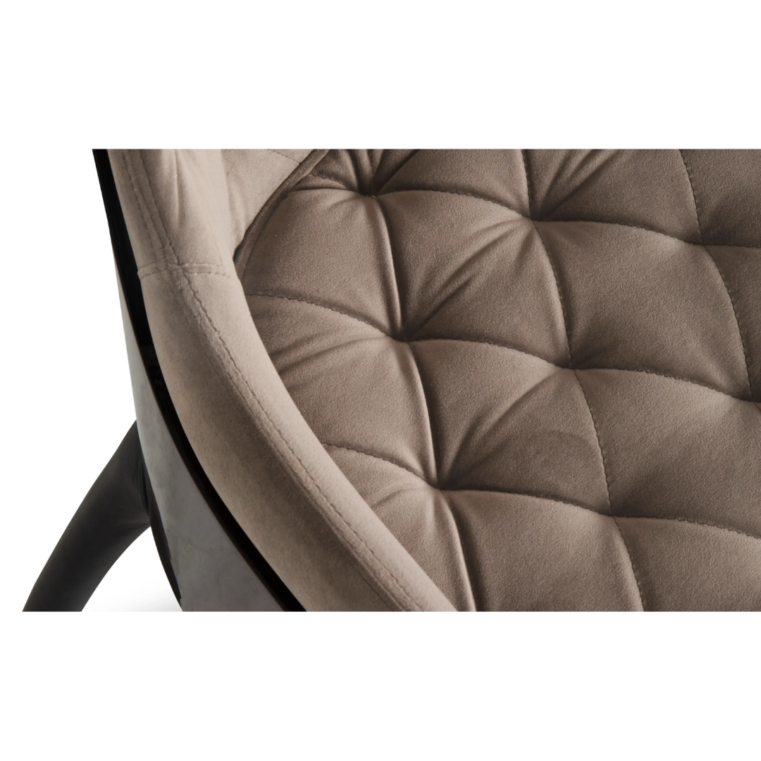 Dual Tone Bucket Dining Chair