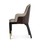 Dual Tone Bucket Dining Chair