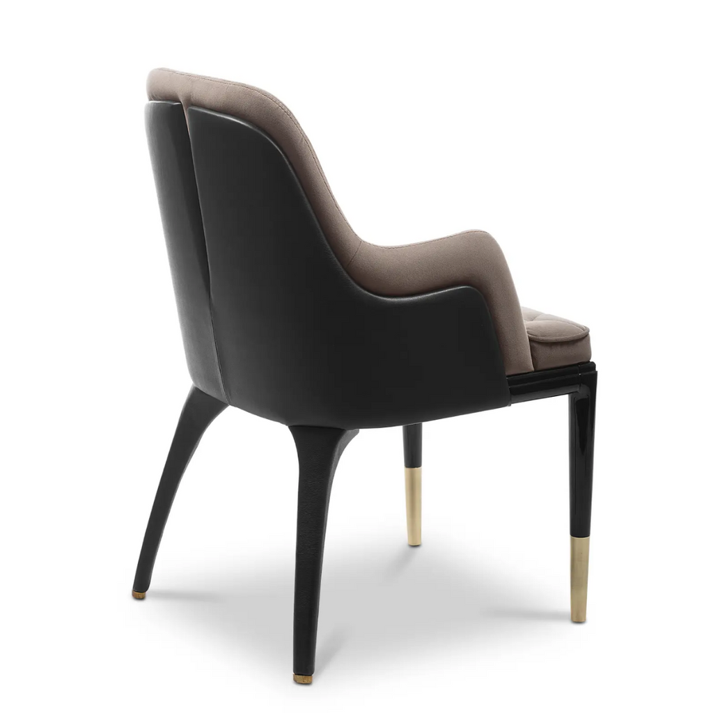 Dual Tone Bucket Dining Chair