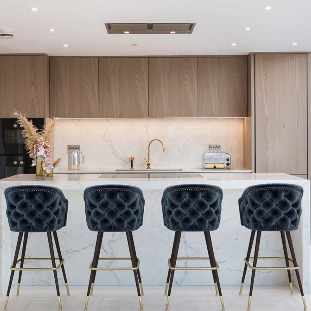 Lapize Lazuli Bar Stool