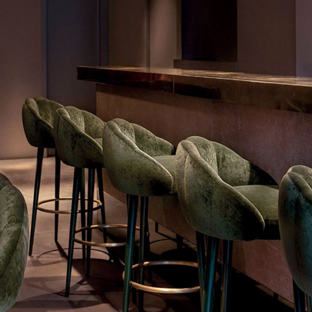 Lilies Bar Stool