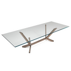 Metallic Nook Dining Table (6-8 Seater)