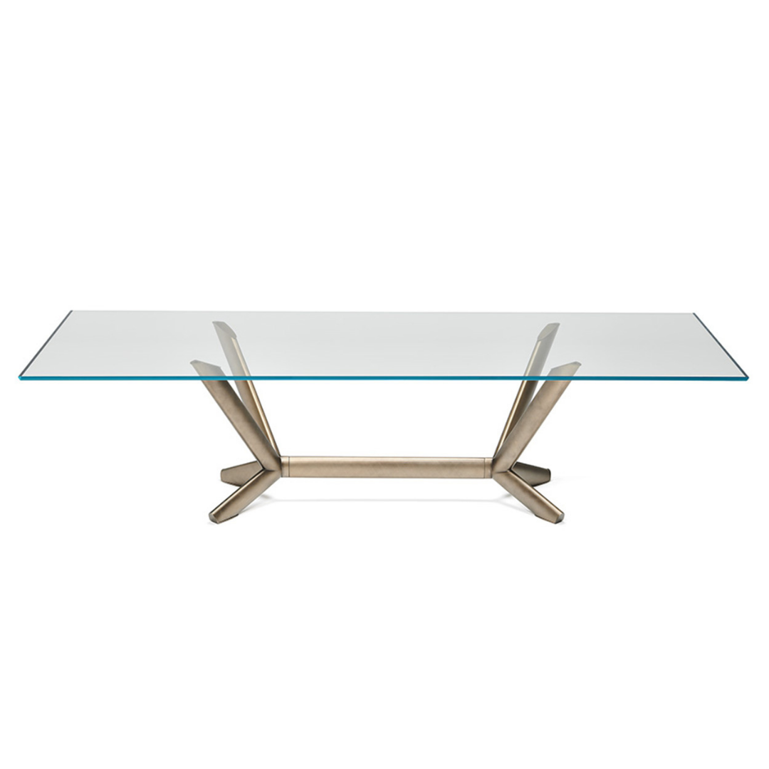 Metallic Nook Dining Table (6-8 Seater)