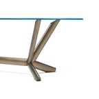 Metallic Nook Dining Table (6-8 Seater)