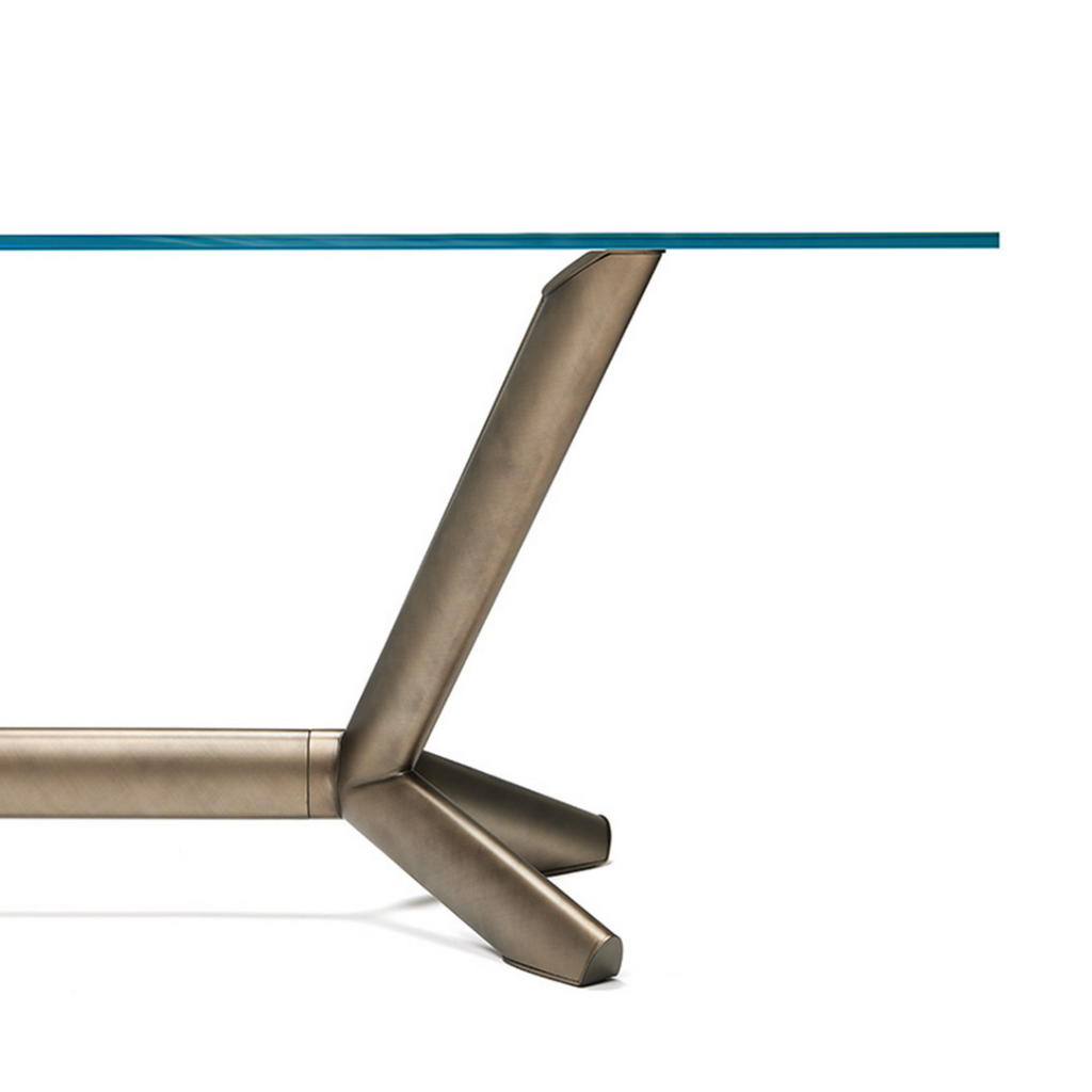 Metallic Nook Dining Table (6-8 Seater)