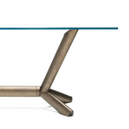 Metallic Nook Dining Table (6-8 Seater)