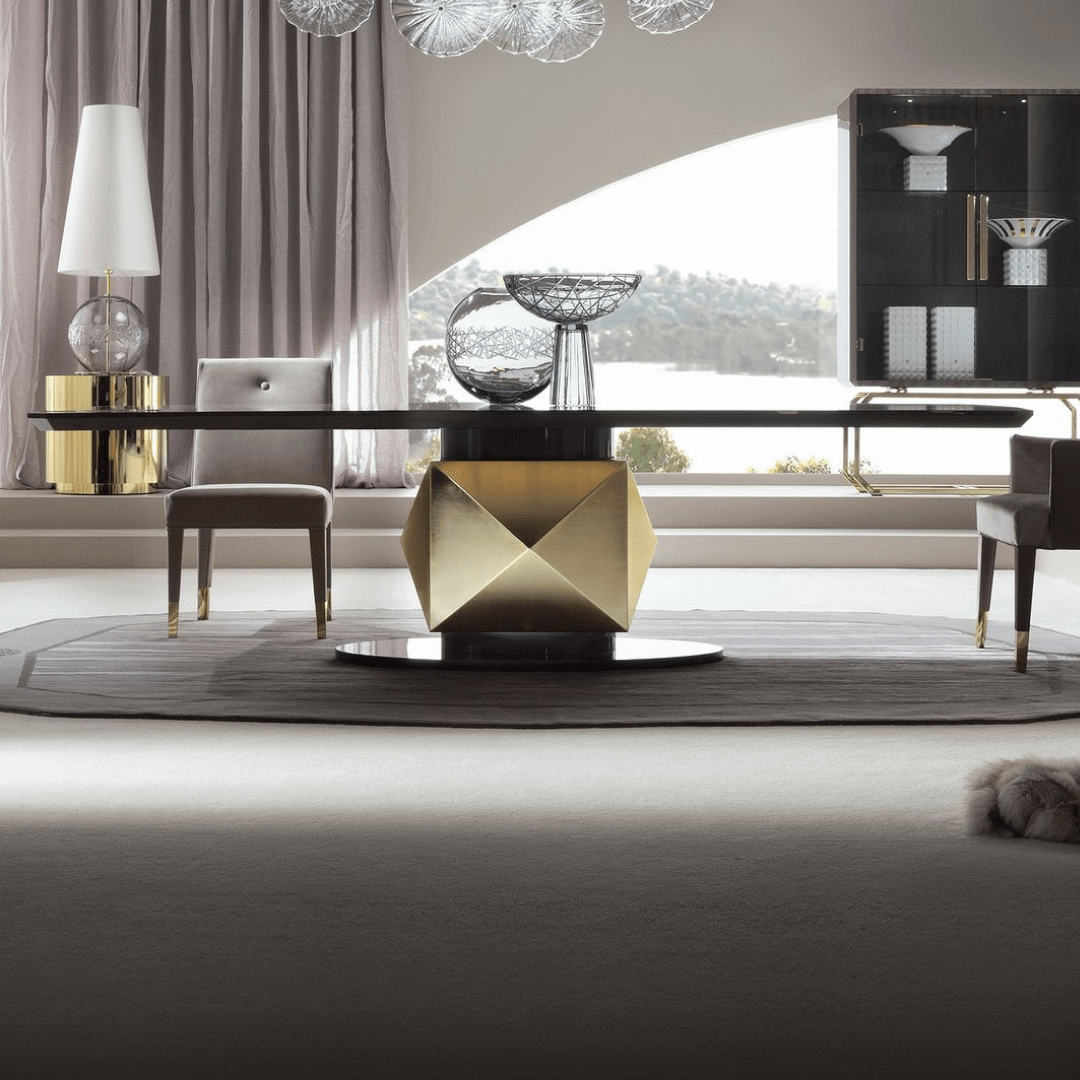 Modern Marvel Dining Table (6-8 Seater)