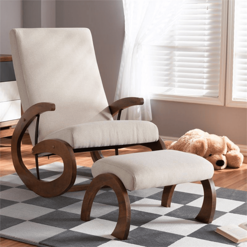 Rustic Curve Rocking Chair