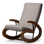 Rustic Curve Rocking Chair