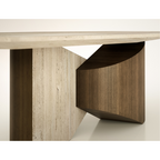 Svelte Slope Dining Table (6-8 Seater)