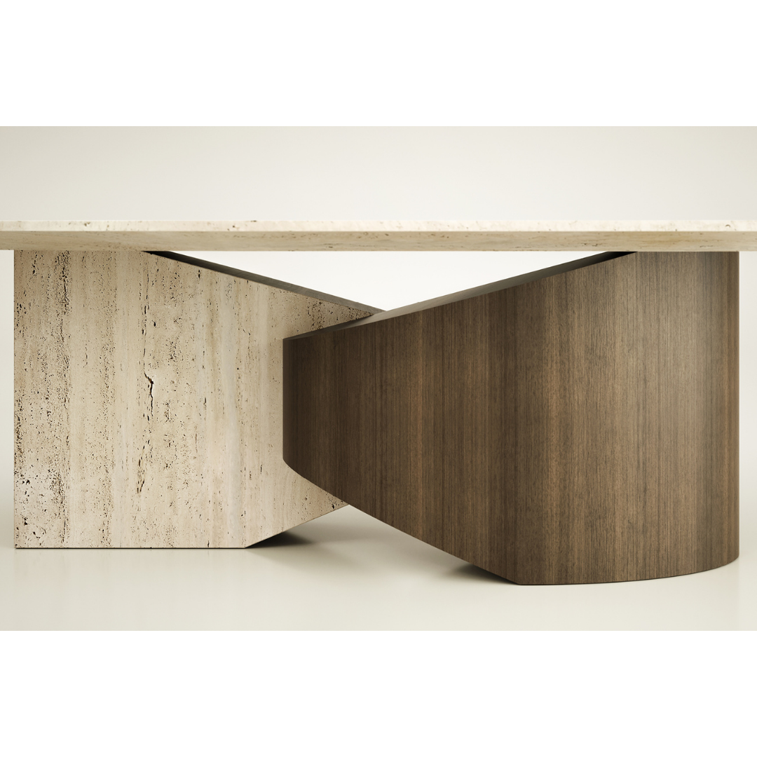 Svelte Slope Dining Table (6-8 Seater)