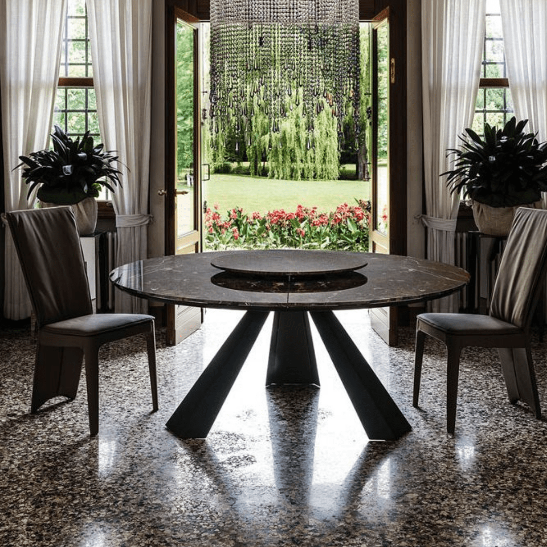 Tri-Legged Dining Table (4-6 Seater)