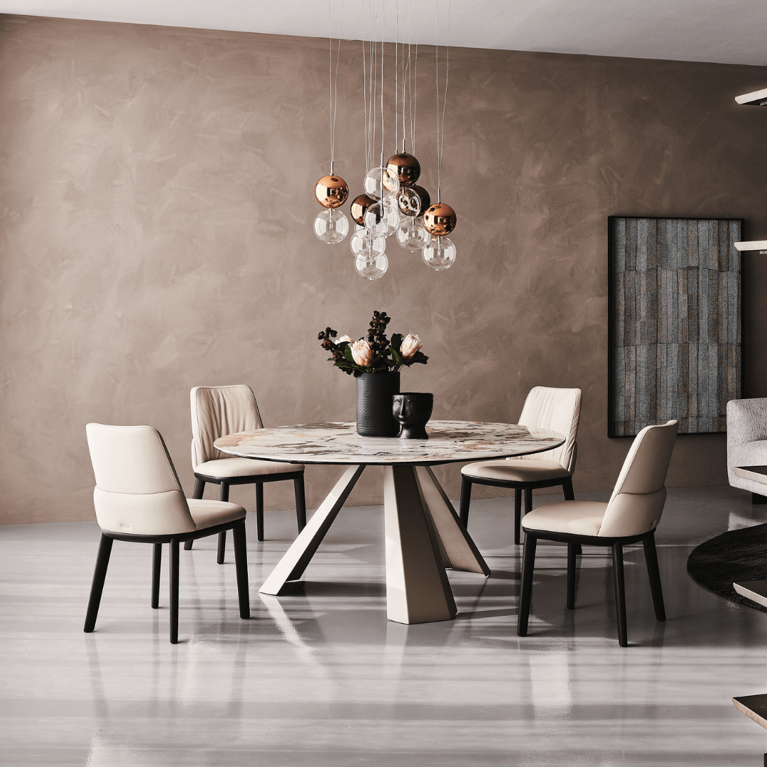 Tri-Legged Dining Table (4-6 Seater)