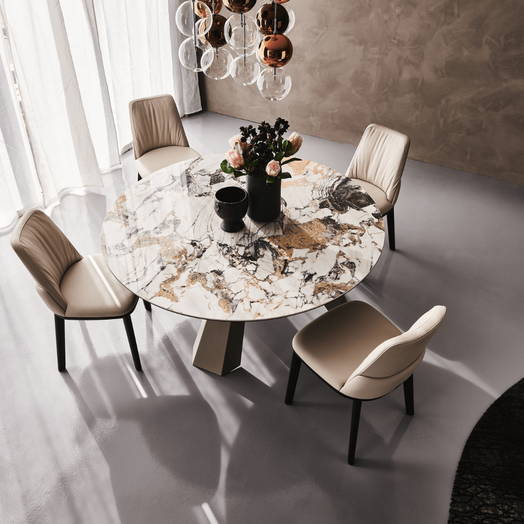 Tri-Legged Dining Table (4-6 Seater)
