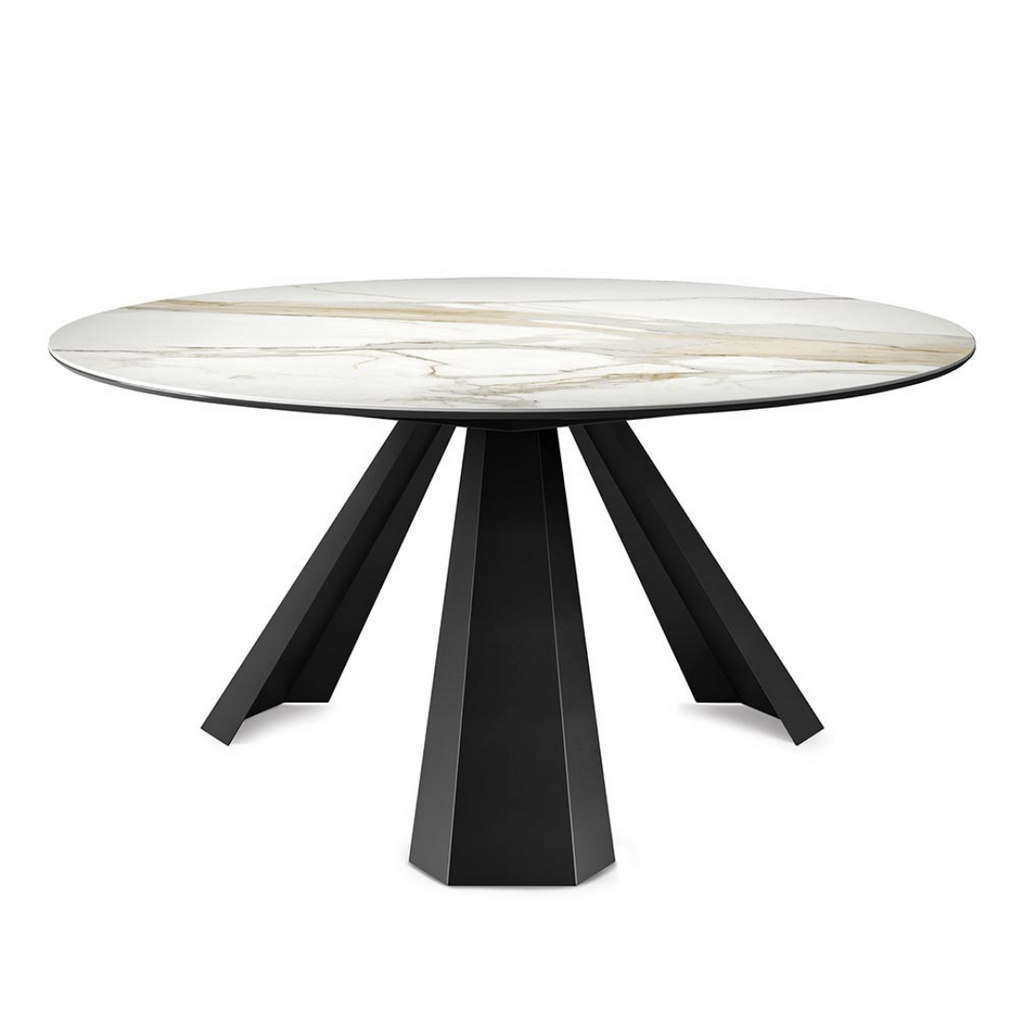 Tri-Legged Dining Table (4-6 Seater)