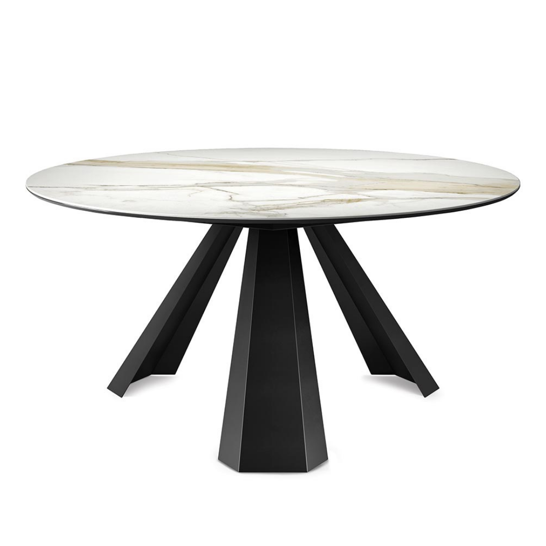 Tri-Legged Dining Table (4-6 Seater)