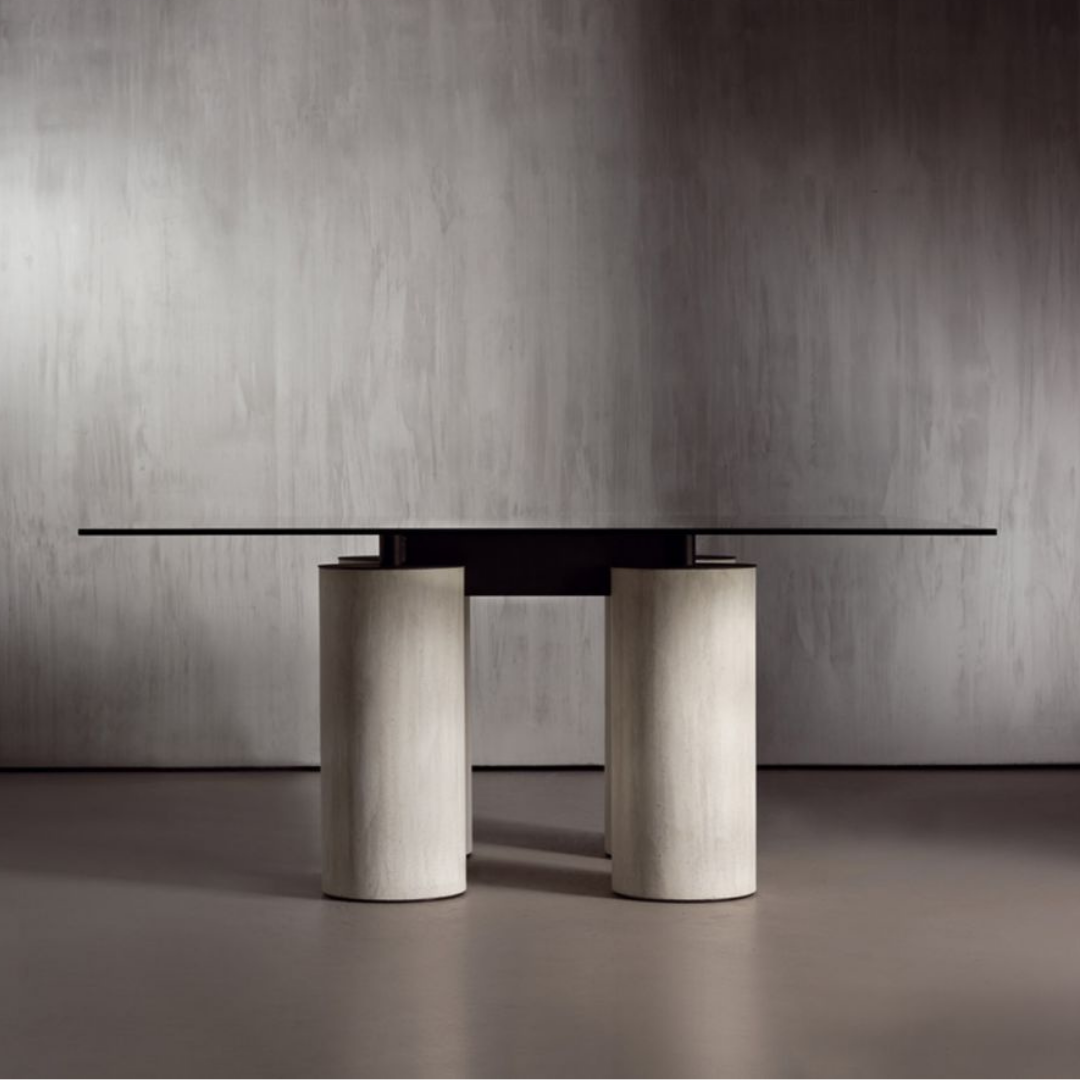 Twin Tower Dining Table (6-8 Seater)