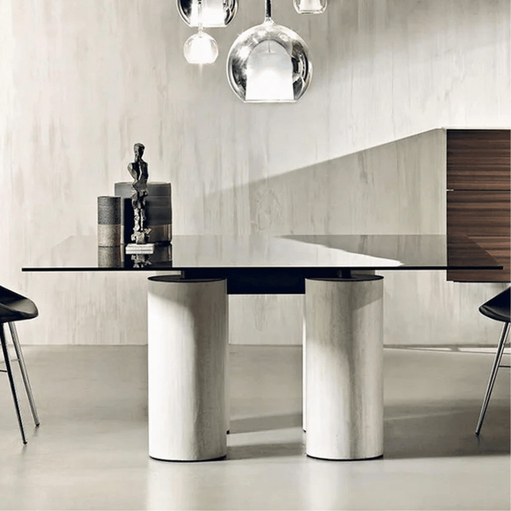 Twin Tower Dining Table (6-8 Seater)