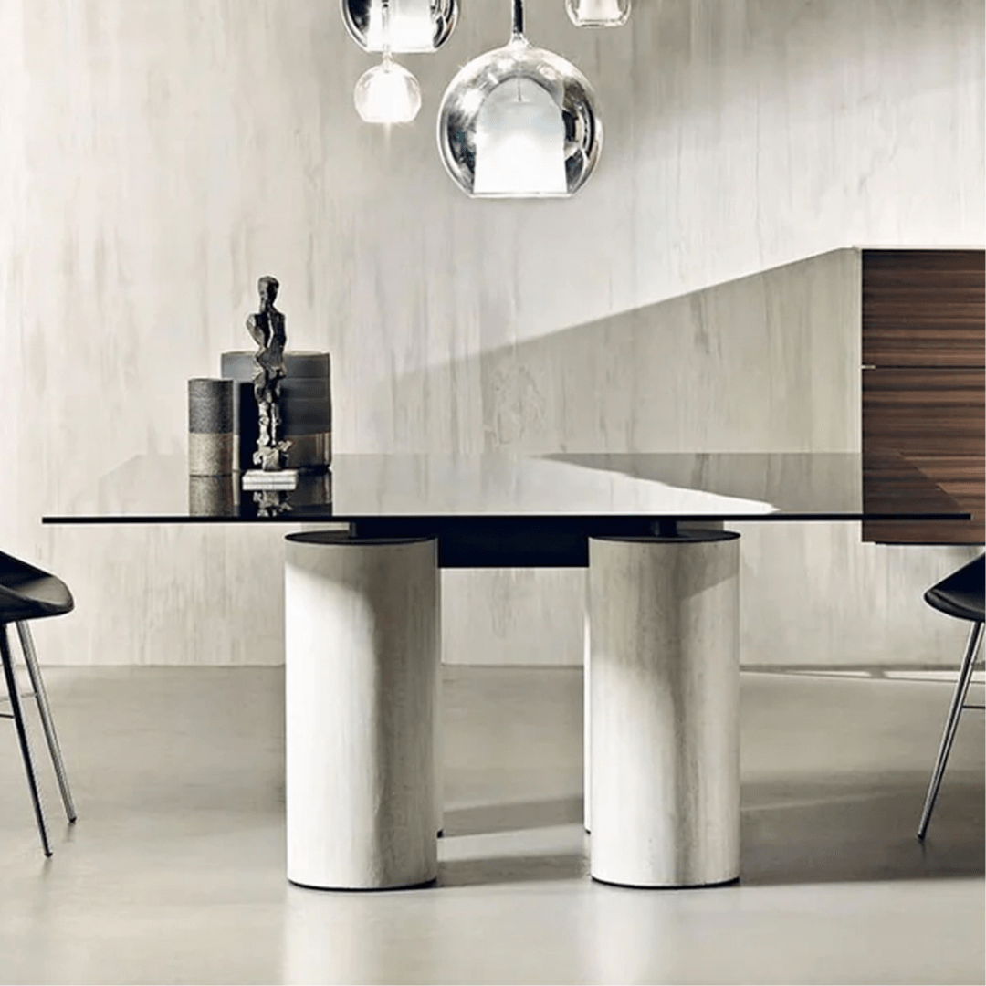 Twin Tower Dining Table (6-8 Seater)