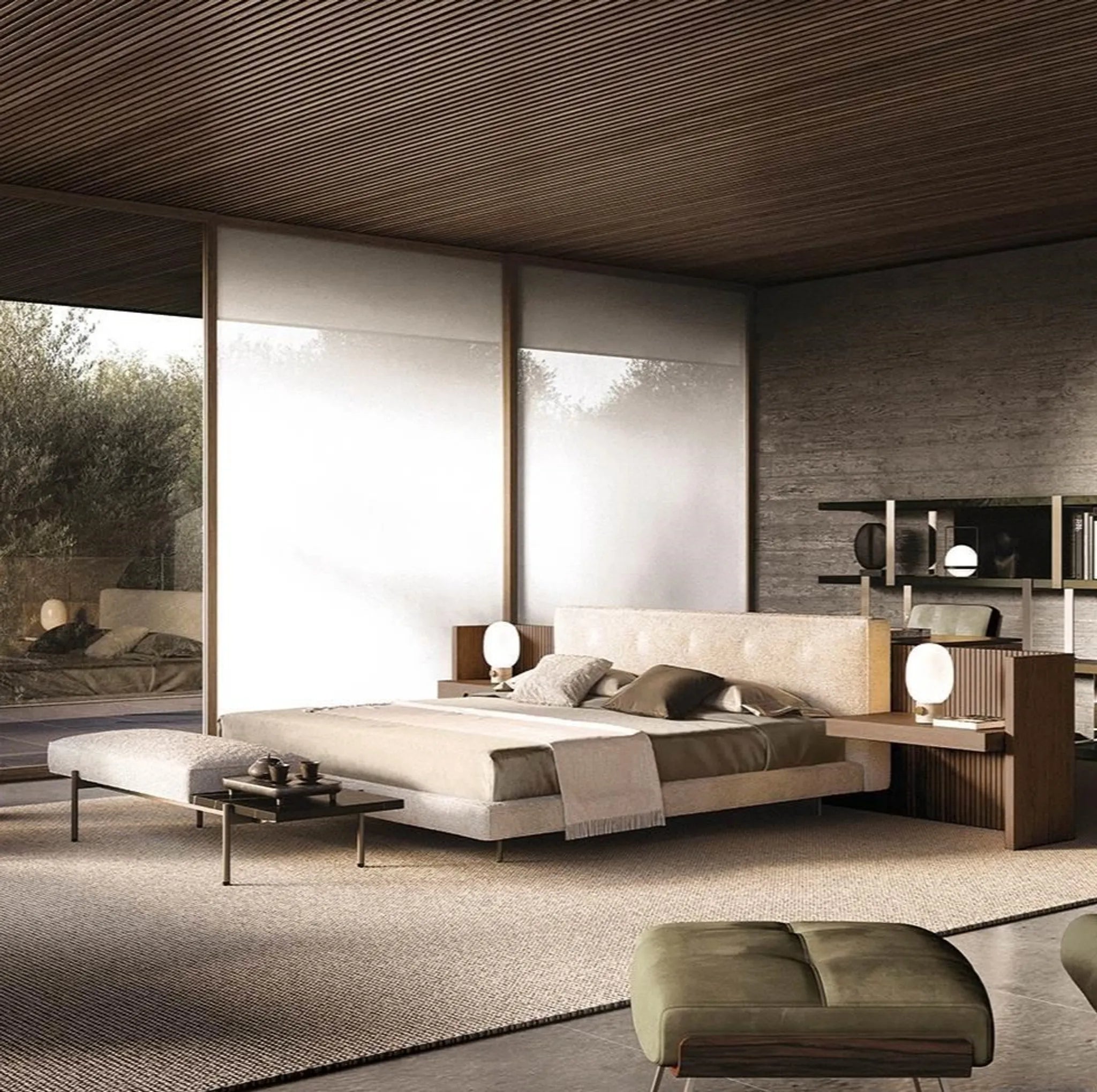Walnut Whisper Bed