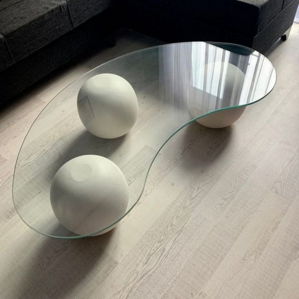Wooden Spheres Coffee Table