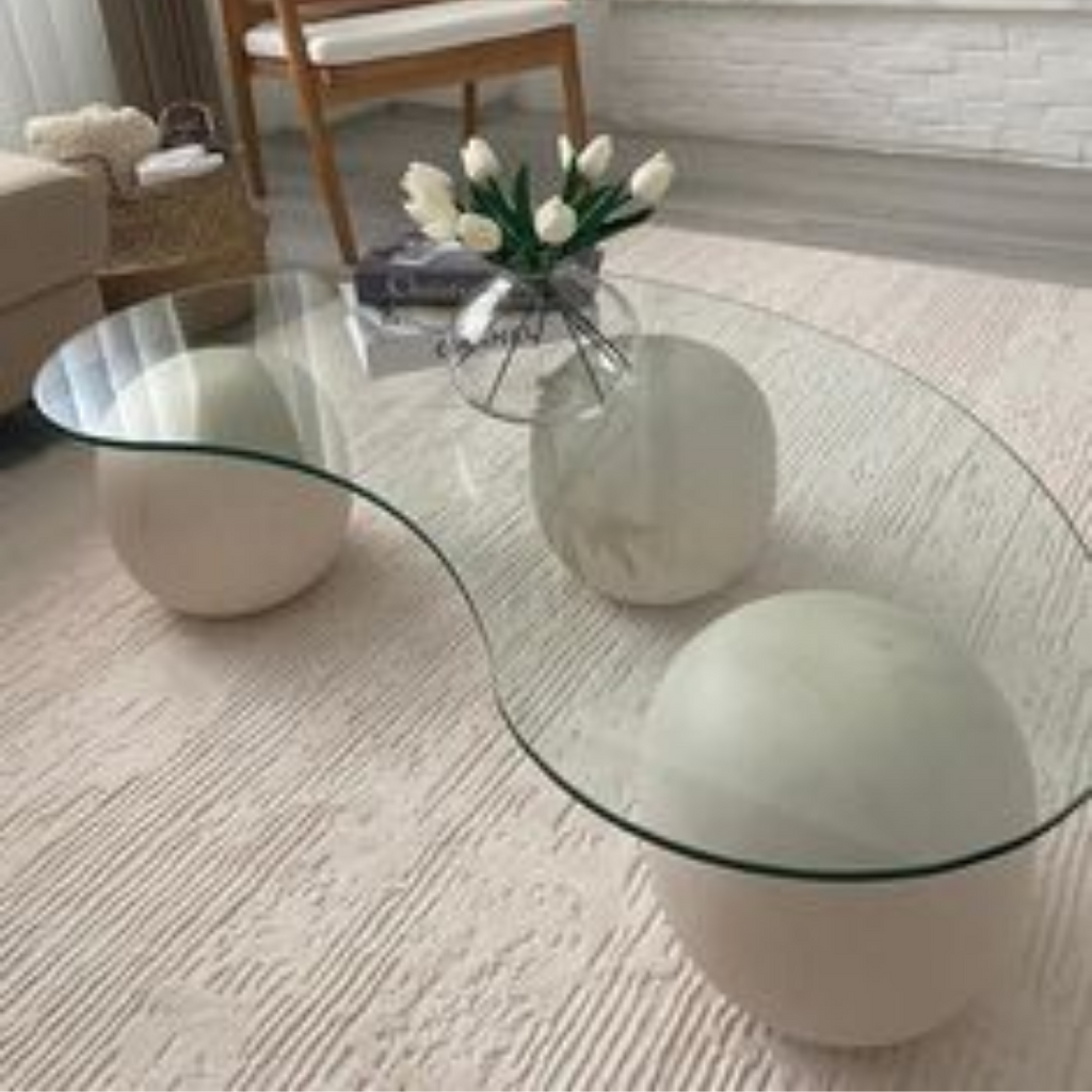 Wooden Spheres Coffee Table