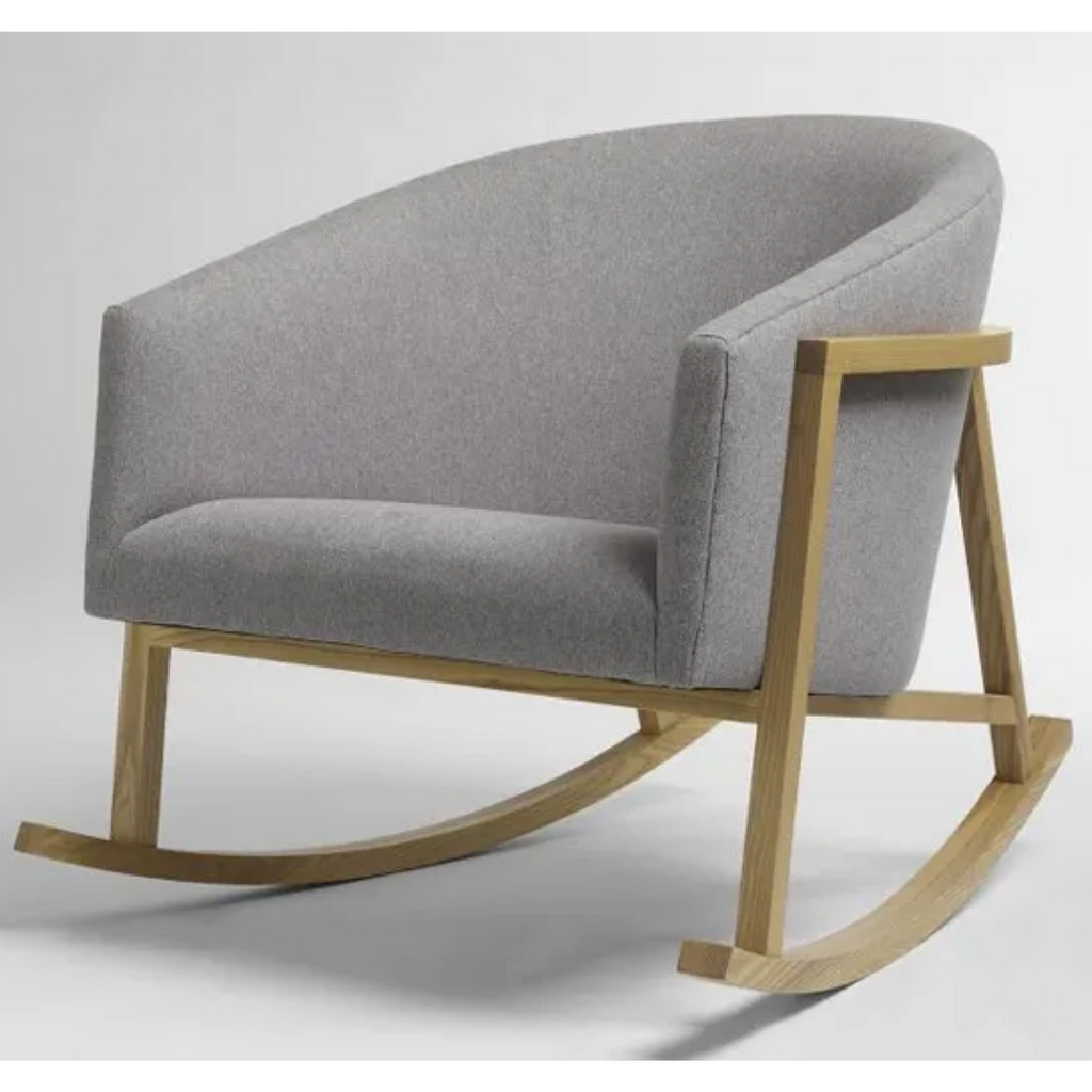 Wooden Accents Rocking Chair