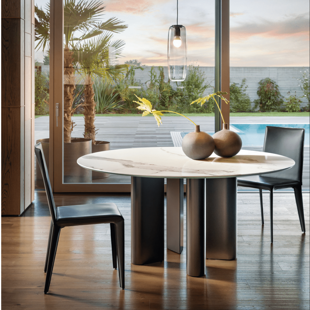 Illusion Inlay Dining Table (4-6 Seater)