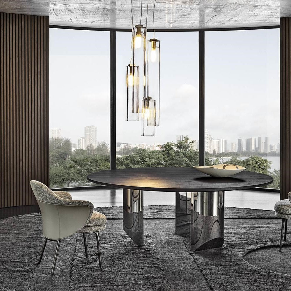 Minimalist Curve Dining Table (6-8 Seater)