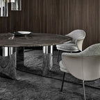 Minimalist Curve Dining Table (6-8 Seater)